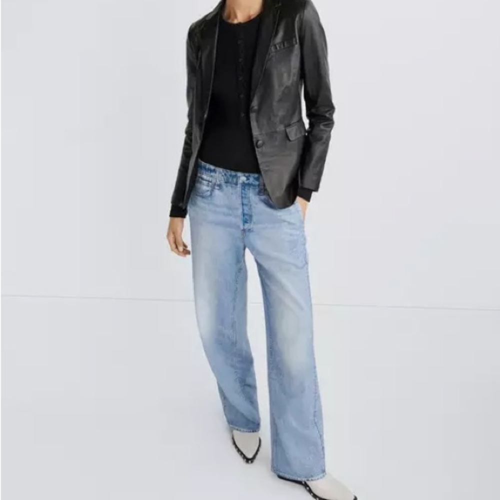 Rag and Bone Miramar printed denim pants